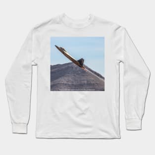 F-22 Raptor Afterburner Climb Long Sleeve T-Shirt